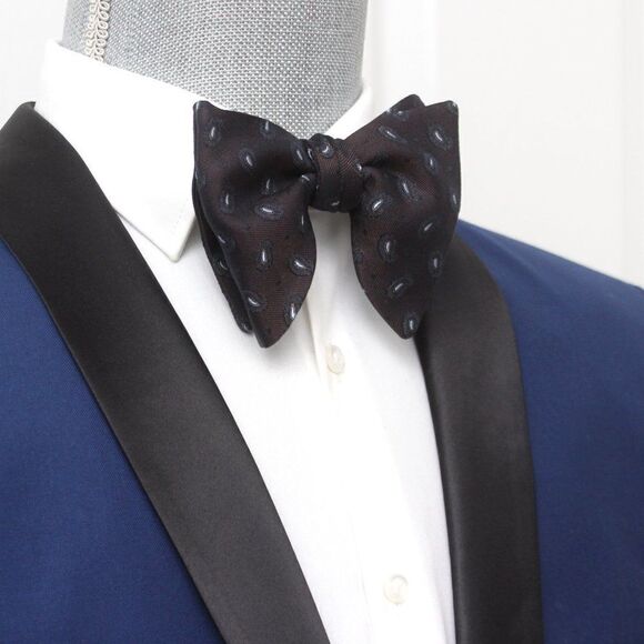 Mens Self-tied Big Butterfly bowtie S555 - Picture 6 of 16